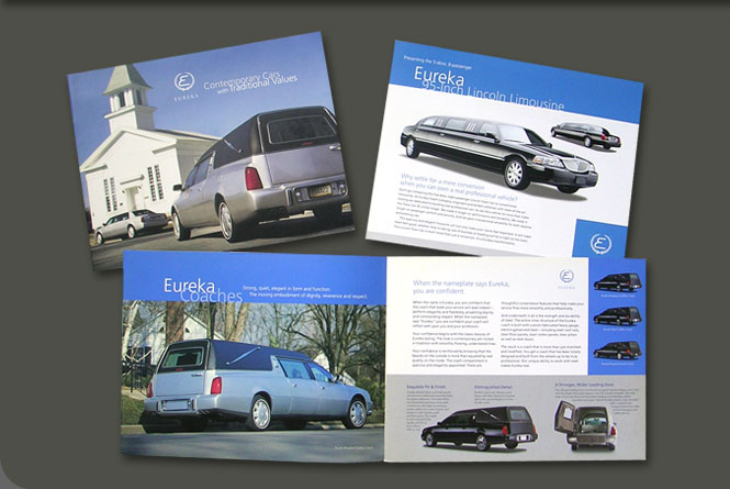 Eureka Hearse and Limousine product brochure for Accubuilt, Inc.