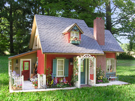 love the romance of English cottages, and recently figured out why