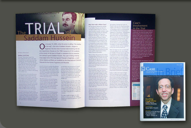 InBrief magzine for the Case Western Reserve University School of Law